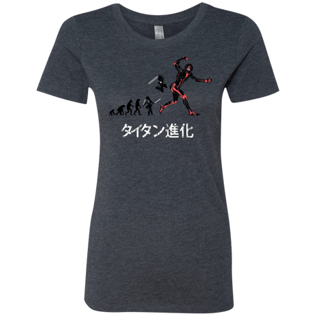 T-Shirts Vintage Navy / Small Titan Evolution Women's Triblend T-Shirt