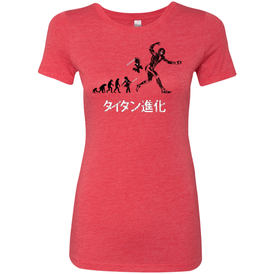 T-Shirts Vintage Red / Small Titan Evolution Women's Triblend T-Shirt