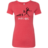 T-Shirts Vintage Red / Small Titan Evolution Women's Triblend T-Shirt