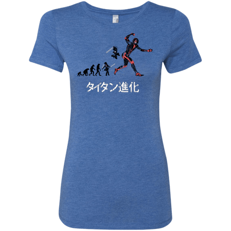 T-Shirts Vintage Royal / Small Titan Evolution Women's Triblend T-Shirt