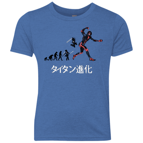 T-Shirts Vintage Royal / YXS Titan Evolution Youth Triblend T-Shirt