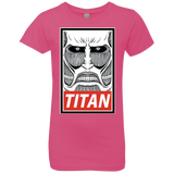T-Shirts Hot Pink / YXS Titan Girls Premium T-Shirt