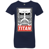 T-Shirts Midnight Navy / YXS Titan Girls Premium T-Shirt