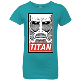 T-Shirts Tahiti Blue / YXS Titan Girls Premium T-Shirt