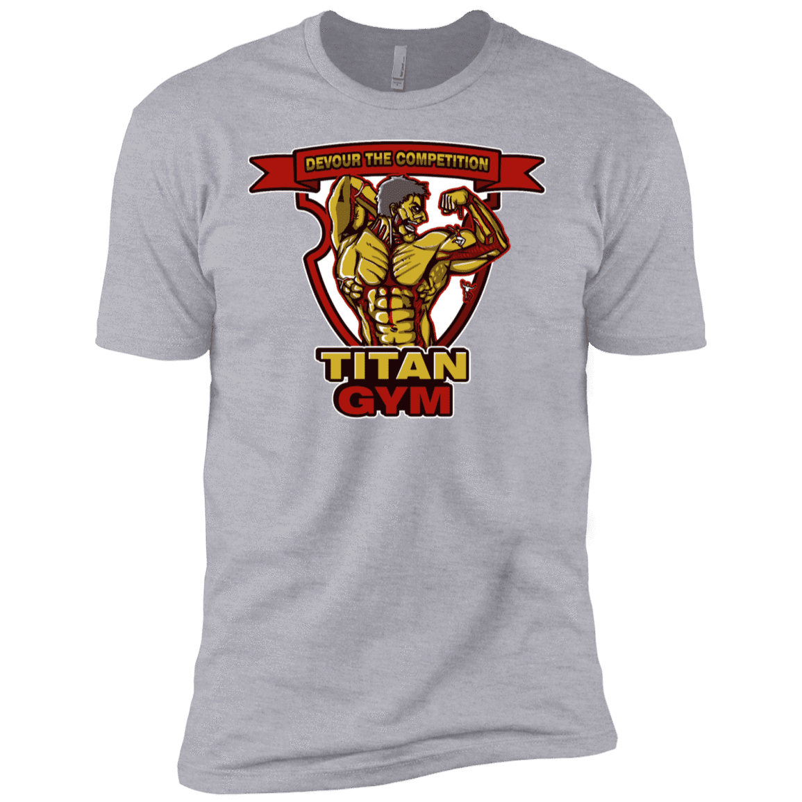 T-Shirts Heather Grey / YXS Titan Gym Boys Premium T-Shirt