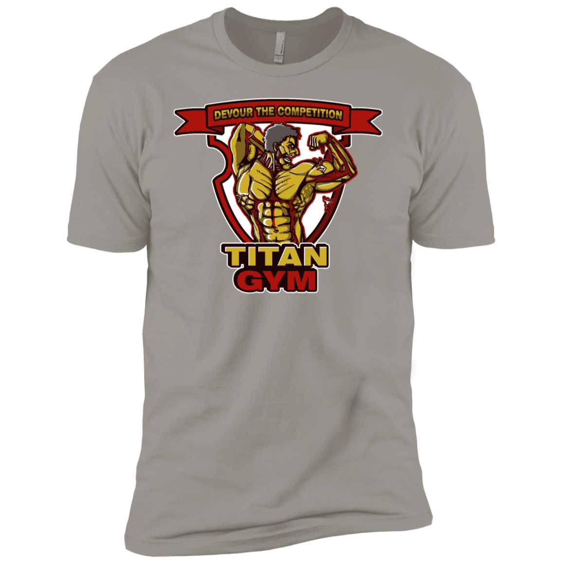 T-Shirts Light Grey / YXS Titan Gym Boys Premium T-Shirt