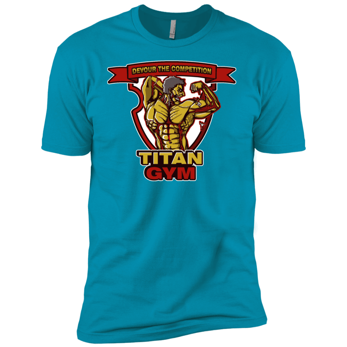 T-Shirts Turquoise / YXS Titan Gym Boys Premium T-Shirt