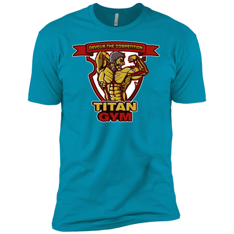 T-Shirts Turquoise / YXS Titan Gym Boys Premium T-Shirt