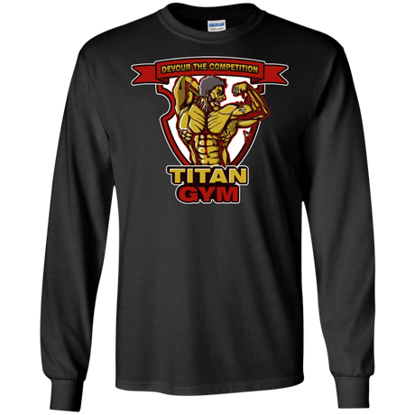 T-Shirts Black / S Titan Gym Men's Long Sleeve T-Shirt