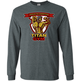 T-Shirts Dark Heather / S Titan Gym Men's Long Sleeve T-Shirt