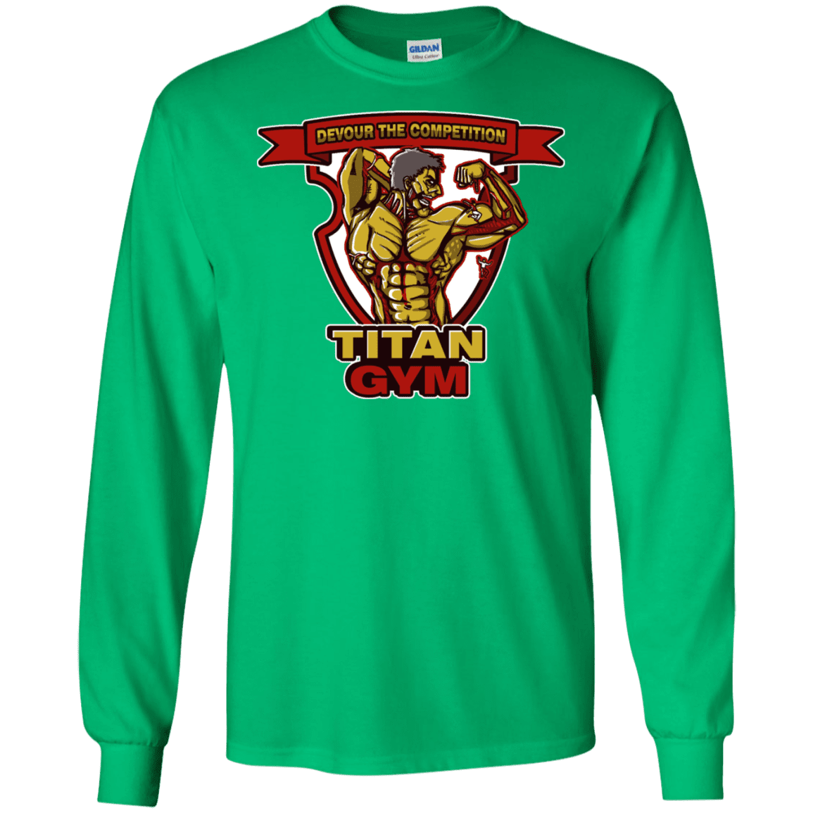 T-Shirts Irish Green / S Titan Gym Men's Long Sleeve T-Shirt