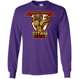 T-Shirts Purple / S Titan Gym Men's Long Sleeve T-Shirt