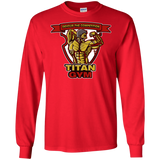 T-Shirts Red / S Titan Gym Men's Long Sleeve T-Shirt