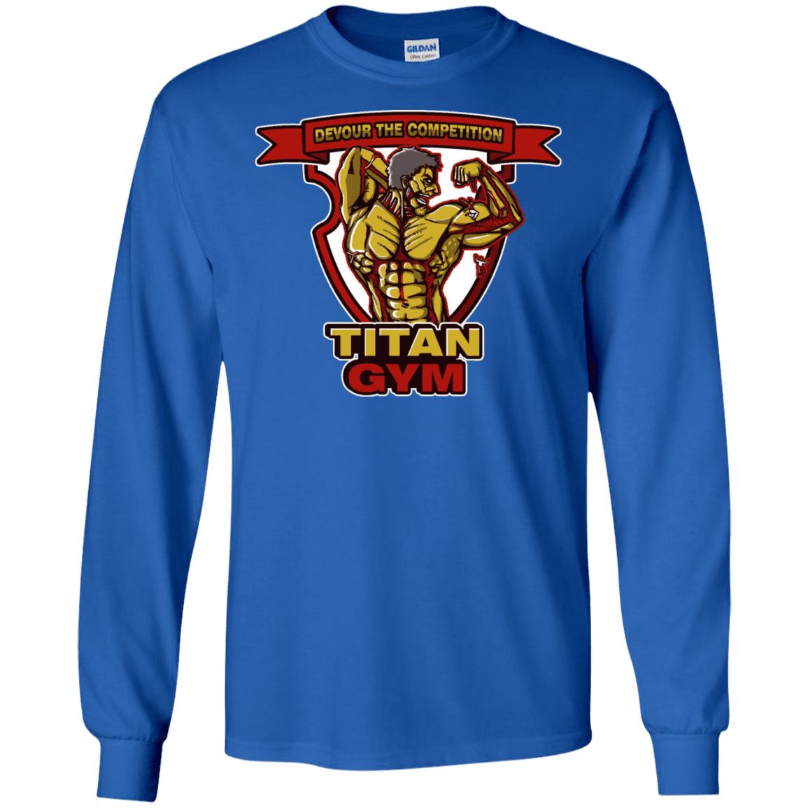 T-Shirts Royal / S Titan Gym Men's Long Sleeve T-Shirt