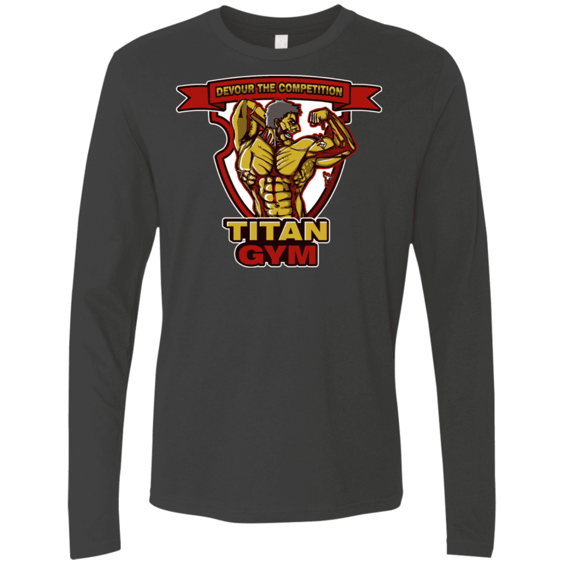 T-Shirts Heavy Metal / S Titan Gym Men's Premium Long Sleeve