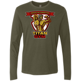 T-Shirts Military Green / S Titan Gym Men's Premium Long Sleeve