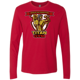 T-Shirts Red / S Titan Gym Men's Premium Long Sleeve