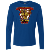 T-Shirts Royal / S Titan Gym Men's Premium Long Sleeve