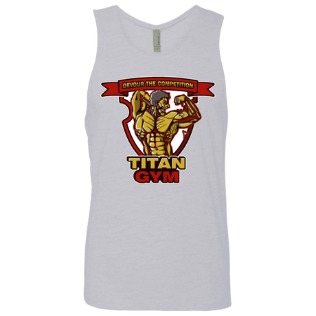 T-Shirts Heather Grey / S Titan Gym Men's Premium Tank Top