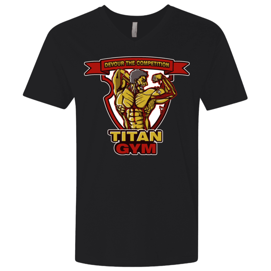 T-Shirts Black / X-Small Titan Gym Men's Premium V-Neck