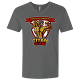 T-Shirts Heavy Metal / X-Small Titan Gym Men's Premium V-Neck