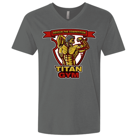 T-Shirts Heavy Metal / X-Small Titan Gym Men's Premium V-Neck