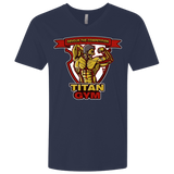 T-Shirts Midnight Navy / X-Small Titan Gym Men's Premium V-Neck