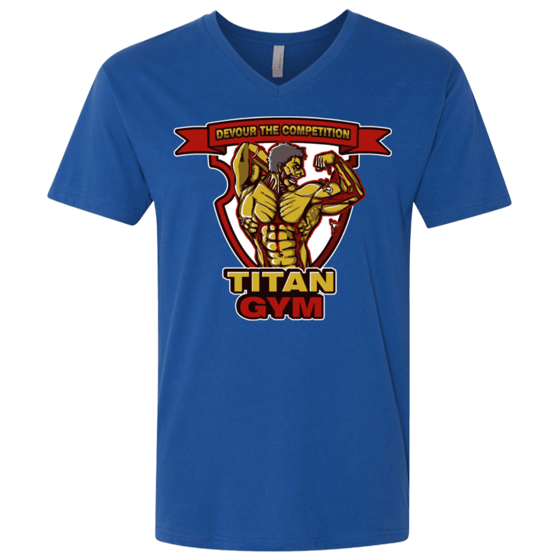 T-Shirts Royal / X-Small Titan Gym Men's Premium V-Neck