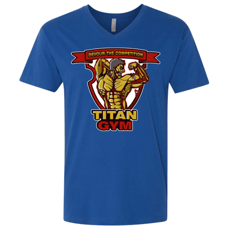 T-Shirts Royal / X-Small Titan Gym Men's Premium V-Neck