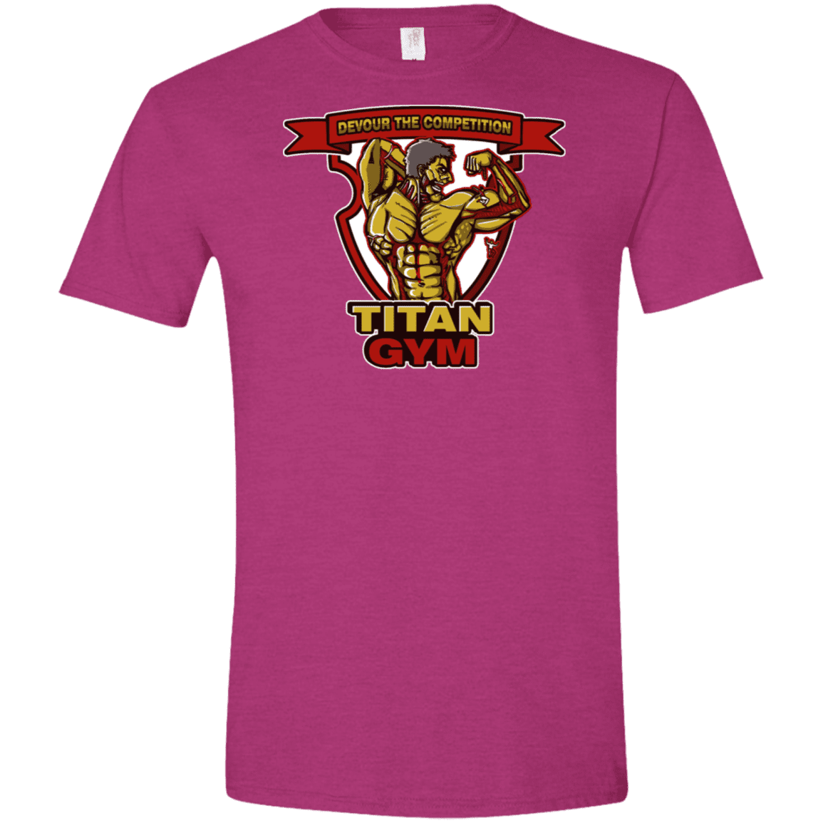 T-Shirts Antique Heliconia / S Titan Gym Men's Semi-Fitted Softstyle