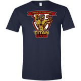 T-Shirts Navy / X-Small Titan Gym Men's Semi-Fitted Softstyle