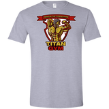 T-Shirts Sport Grey / X-Small Titan Gym Men's Semi-Fitted Softstyle
