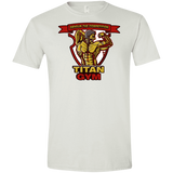T-Shirts White / X-Small Titan Gym Men's Semi-Fitted Softstyle