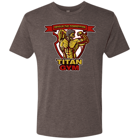 T-Shirts Macchiato / S Titan Gym Men's Triblend T-Shirt