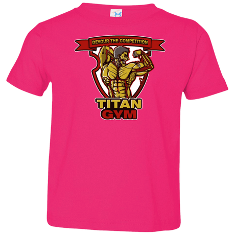 T-Shirts Hot Pink / 2T Titan Gym Toddler Premium T-Shirt