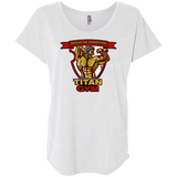 T-Shirts Heather White / X-Small Titan Gym Triblend Dolman Sleeve