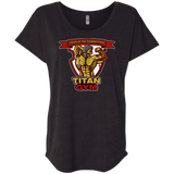 T-Shirts Vintage Black / X-Small Titan Gym Triblend Dolman Sleeve