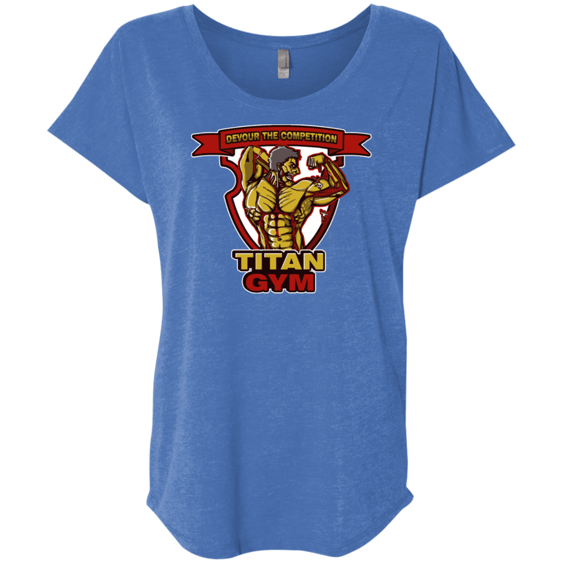 T-Shirts Vintage Royal / X-Small Titan Gym Triblend Dolman Sleeve