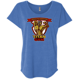 T-Shirts Vintage Royal / X-Small Titan Gym Triblend Dolman Sleeve