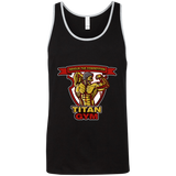 T-Shirts Black/Athletic Heather / X-Small Titan Gym Unisex Premium Tank Top
