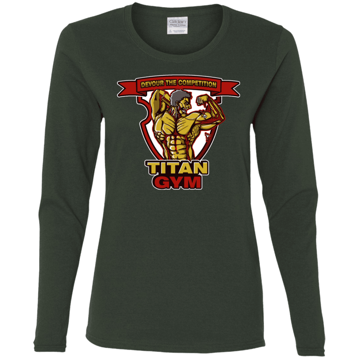 T-Shirts Forest / S Titan Gym Women's Long Sleeve T-Shirt