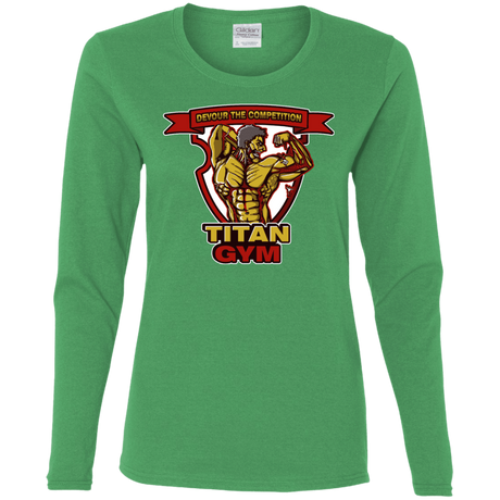 T-Shirts Irish Green / S Titan Gym Women's Long Sleeve T-Shirt