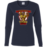 T-Shirts Navy / S Titan Gym Women's Long Sleeve T-Shirt