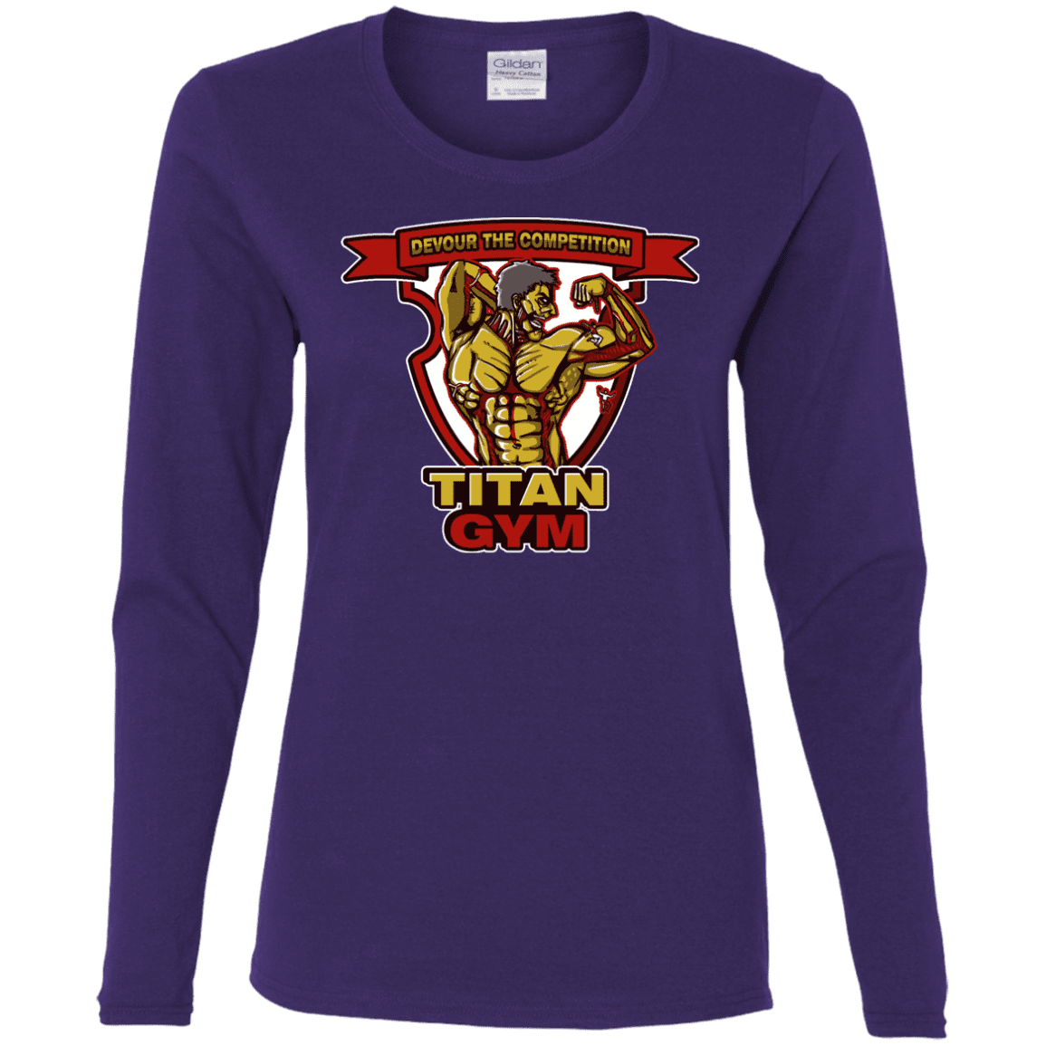 T-Shirts Purple / S Titan Gym Women's Long Sleeve T-Shirt