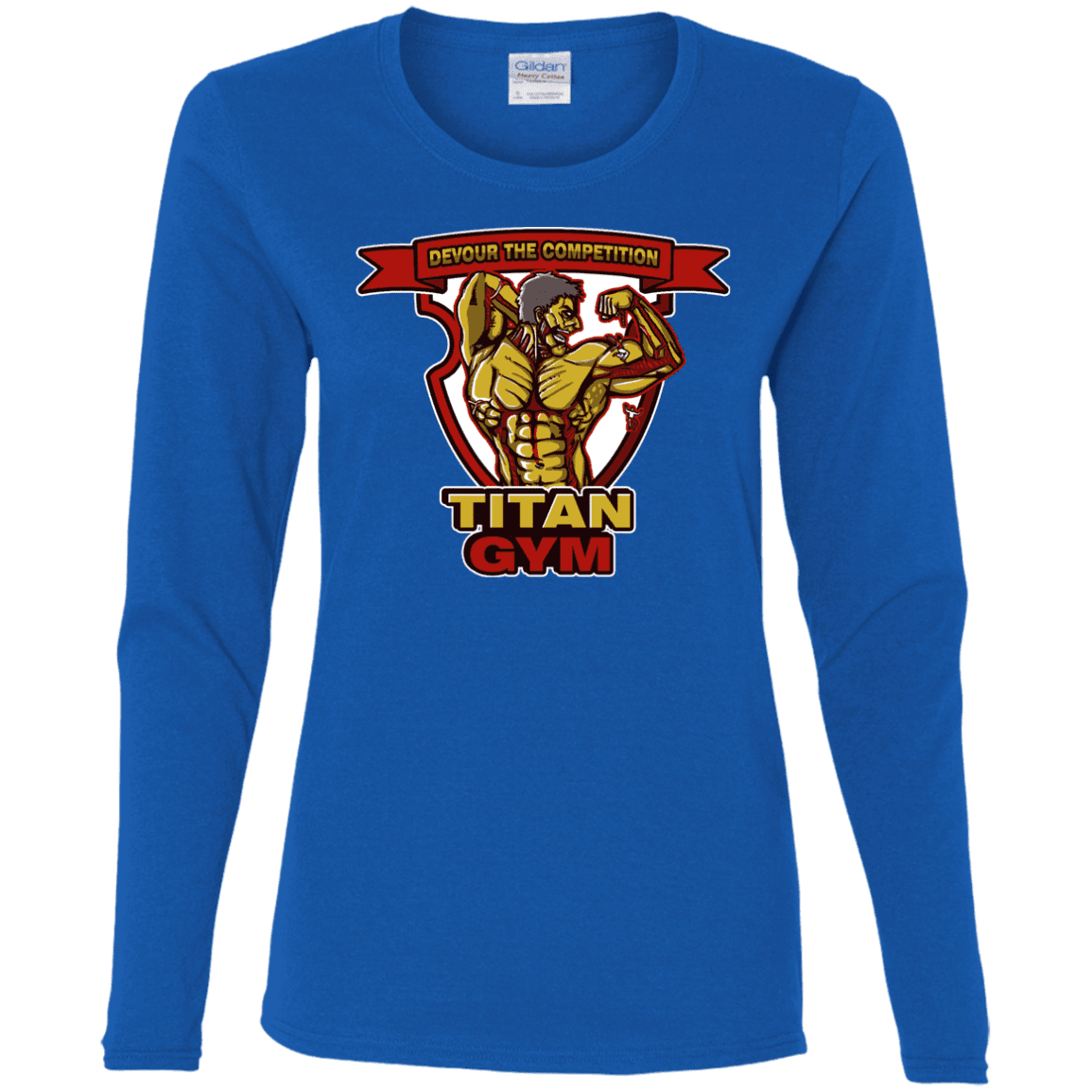 T-Shirts Royal / S Titan Gym Women's Long Sleeve T-Shirt