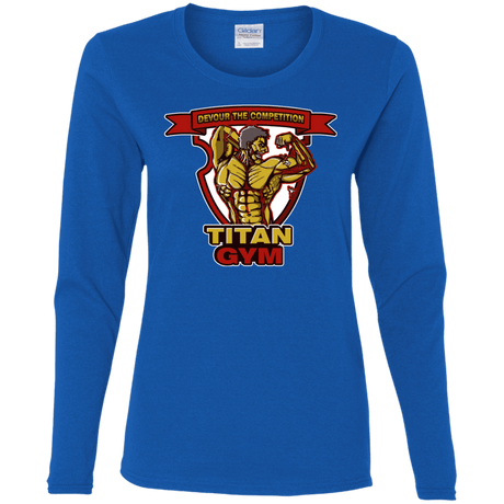 T-Shirts Royal / S Titan Gym Women's Long Sleeve T-Shirt