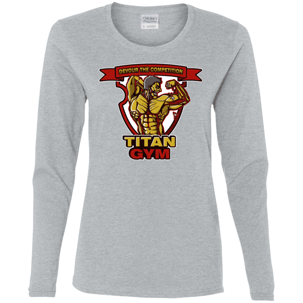 T-Shirts Sport Grey / S Titan Gym Women's Long Sleeve T-Shirt