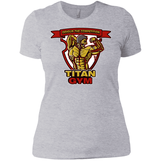 T-Shirts Heather Grey / X-Small Titan Gym Women's Premium T-Shirt