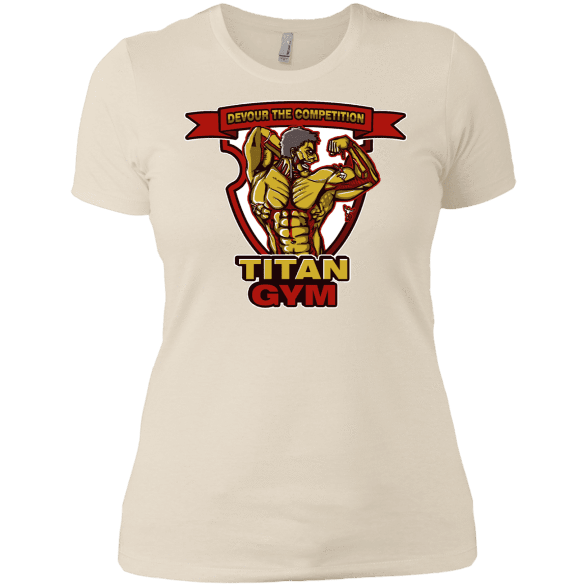T-Shirts Ivory/ / X-Small Titan Gym Women's Premium T-Shirt