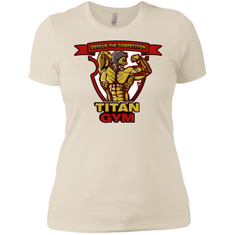 T-Shirts Ivory/ / X-Small Titan Gym Women's Premium T-Shirt